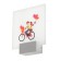 Sconces "in love pair" LED 6W 4000k white 19.5x6x19.5 cm