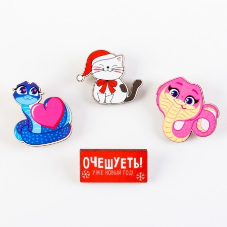 Wooden icon "Absolute", a set of 4 pieces