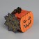 LED suspension "Jack Lantern" 8 × 5.5 × 5 cm, plastic, batteries LR1130x3, glow warm white