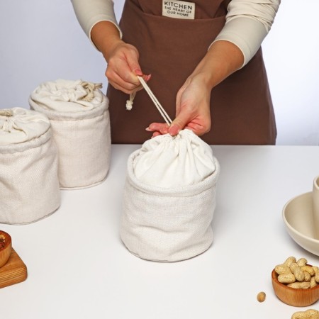 Set of bags for storing products, 3 pcs, 15x13 cm-4
