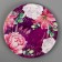 Disposable paper plate "Flowers", 18 cm