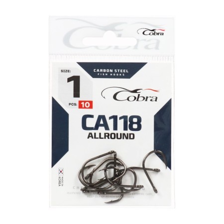 Cobra Allround hooks, series CA118, No. 1, 10 pcs.