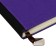 The diary of a non -section A5, 140l, cage, K/deputy, with a pen, in gift. box., purple