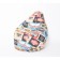The hand-bag "GROUSH" is a large diameter 90 cm, height 135 cm, label print