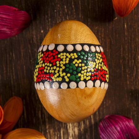 Souvenir musical instrument Marakas "Egg with a pattern" mix 6.5x5x55 cm-2