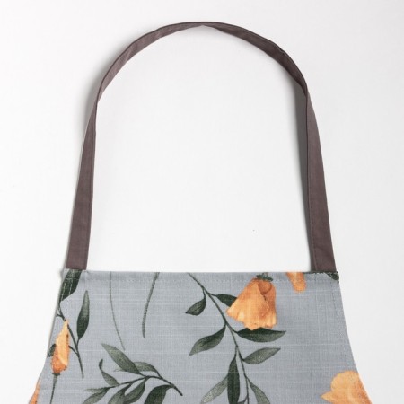 Apron Etel Yellow Poppies 60x70 cm, 100% cotton, reps 210 g/m2-1