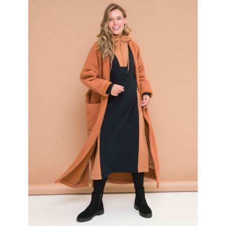 Women's dress, size 42, black color-8