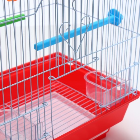 Poultry cell is equipped BD-1/4F, 30 x 23 x 39 cm, red-6