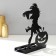 Summary Metal for 2 candles "Halloween. Monster with pumpkin" black 18x13.5x6 cm
