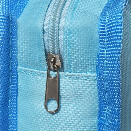 School Penal on the zipper Calligrata "Anime", 2 departments, blue-3