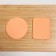Makeup sponge, set - 2 pcs, beige color