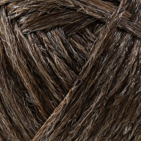 Yarn "NOSTOCH PENTER" 100% polypropylene 200 ± 20m/50g set 2pcs (brown brilliance, snow -white)-3