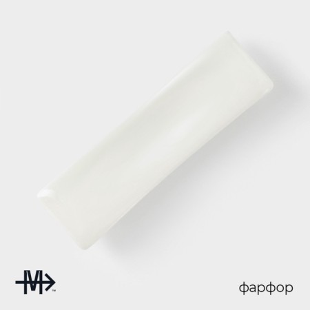 Porcelain stand for Magistro sticks "Blanche", 6 × 2 × 1.6 cm, white color-1