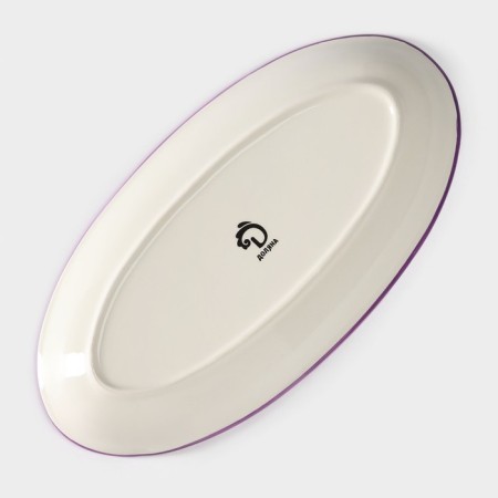Lavender Dolyana dish, 28 × 14.5 × 3.5 cm, white color-6