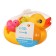 A set of rubber toys for the bath "Soap dish: colored ducks", 13.5 cm, with a squeak, 4 pcs, crush me
