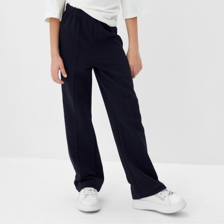 Pants for Minaku girl, dark blue color, height 134 cm