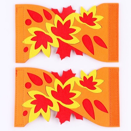 Carnival set "Autumn Joy": Mask and Bracelets-10