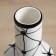 VAZA Ceramics Table "Picasso" (handbrush) Geomet, D-4cm, 28.5x9 cm, Cher/BE
