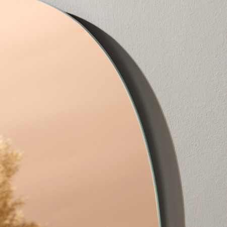 Wall mirror, 70x50 cm, with 1 plate-1
