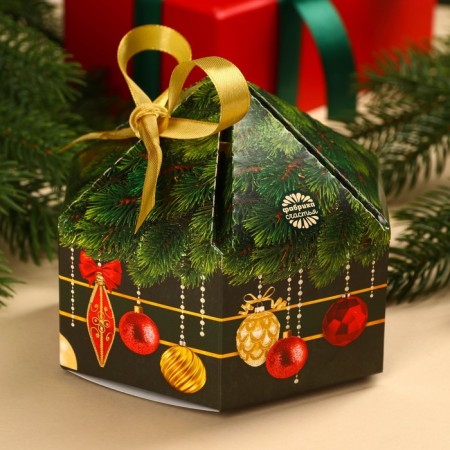 Chocolate sweets in the box "Happiness in the New Year", taste: Tiramisu, 200 g.-2