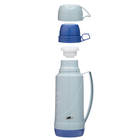 Thermos 1.8 l, with a glass flask, retains heat 12 hours, blue-1