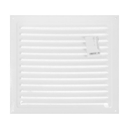 Ventilation grate Zein luxury RM2525, 250 x 250 mm, with a grid, metal, white-7