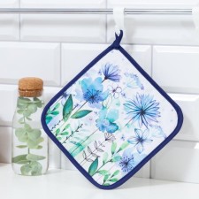 Blue Flowers Take 19x19 Sarzha, 100% H/L, Vatin 250g/m2