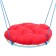Swing "Nest" with a pillow D 90 cm, max load 80 kg, red pillow