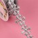 New Year! Decorative curly tape "Snowflakes", 20 mm, 9 ± 0.5 m, silver color