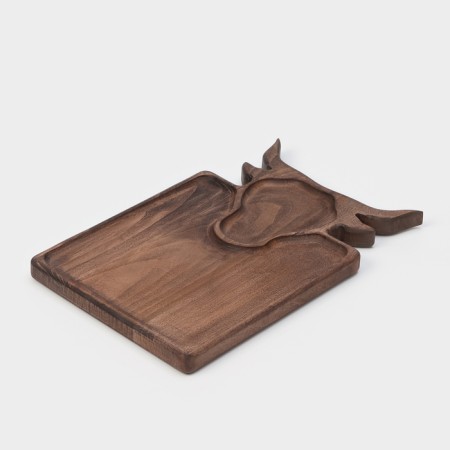 Wild Kitchen -Bull Board Board, 34.5 × 21.5 × 2.5 cm, Dark Book-5