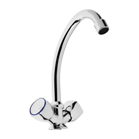 ACCOONA A5680 kitchen mixer, two -wound, silumin, chrome
