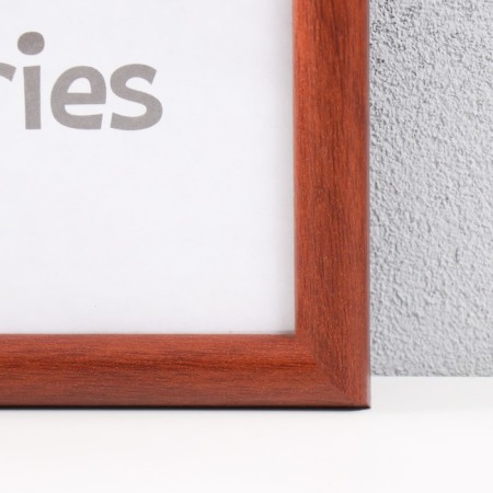Photo frame MDF 21x30 cm, No. 5 "Simple", Italian walnut (plastic screen)-1