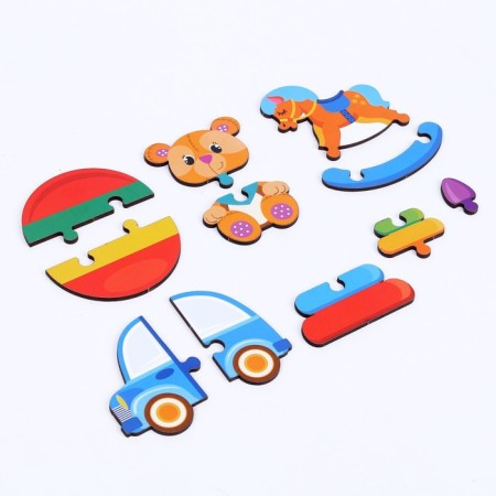 Puzzle puzzle from large details "Toys"-3