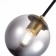 Suspension EVOLUCE. Sle1097-303-01. Scorze. 1x60 watts, E27, 15x15x37 cm, matte gold color