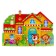 Figure puzzles 4 in 1 "Funny animals", 9, 12, 15, 20 elements
