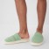 Male slippers, size 44-45, mint color