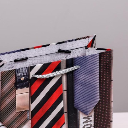 Gift Laminated Vertical, packaging, “Happy holiday”, 18 x 23 x 8 cm-3