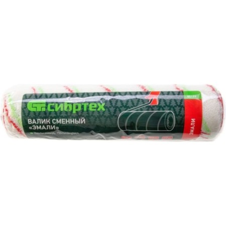 Sixtect -shaped roller Sibrtec 80198, polyacryl, d = 48 mm, handle d = 6 mm, pile 12 mm, 80 mm-3