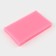 Mold "Snow", silicone, 11.8 × 7 cm, pink color