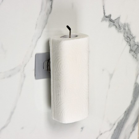 Holder for towels on Velcro of Dolyan, 27 × 7 × 7 cm, chrome color-6