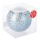 Ball plastic D-15 cm "mega" silver-blue