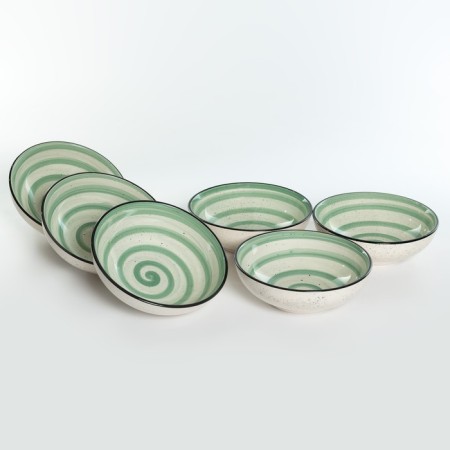 A set of deep plates of Elrington “Airgraph. Pistachio breeze ", 18 cm, 750 ml, 6 pcs-2