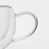 Glass mug with double walls Magistro "Lidi", 320 ml