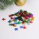 New Year confetti "Happy New Year!" Bullfigure, colored snowflakes, 14 g.