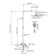 Soul system Wasserkraft a185.067.058.wm, tropical shower, shower, white