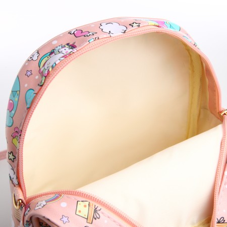 Baby backpack on lightning, pink color-9