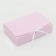 The box is folding, pink, 21 x 15 x 5 cm