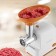 KitFort KT-2113-1, 1000 W meat grinder, 4 nozzles, cord 0.7 m, white-orange