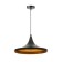 Bayerlux suspension "Delta" 1x40W E27 Black 36x36x118 cm