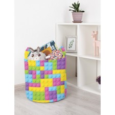 Корзина для игрушек «Красочное лего, размер 35х35 см